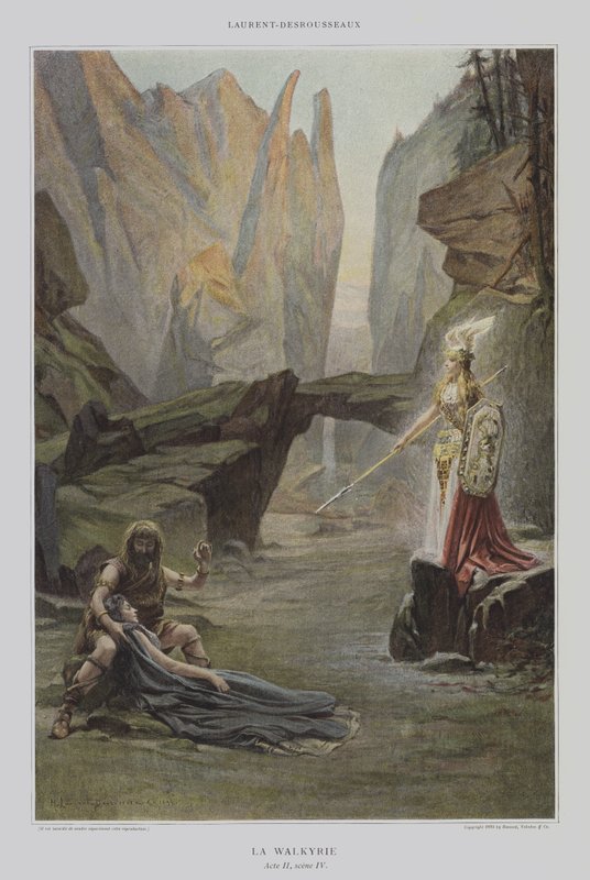 Walkyria（The Valkyrie） 作者 亨利·阿方斯（Henri Alphonse）Louis Laurent Desrousseaux