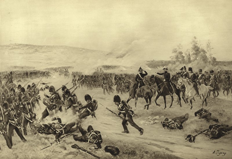 阿尔玛之战，1854年（凹版印刷） 作者 亨利·路易斯·杜普雷