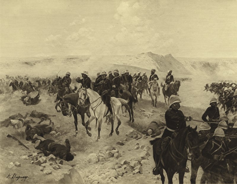 坎大哈战役，1879年（凹版印刷） 作者 亨利·路易斯·杜普雷
