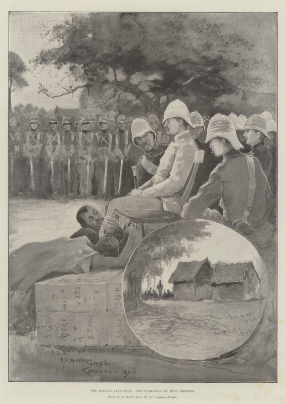Ashanti探险，Prempeh国王的提交 作者 亨利·查尔斯·塞普金斯·赖特