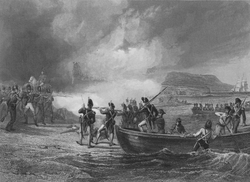 1796年，法国舰队试图降落在科克的班特里湾 作者 沃伦之后的亨利