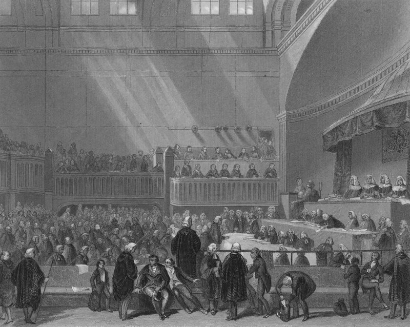 1844年爱尔兰政治领袖丹尼尔奥康奈尔的审判 作者 沃伦之后的亨利