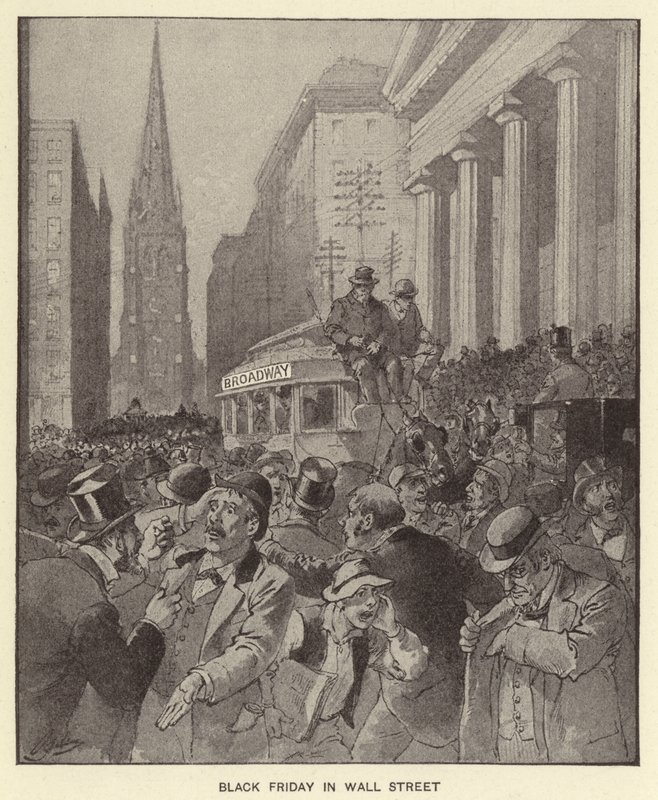 Black Friday in Wall Street (litho) 作者 亨利·亚历山大（后）奥格登