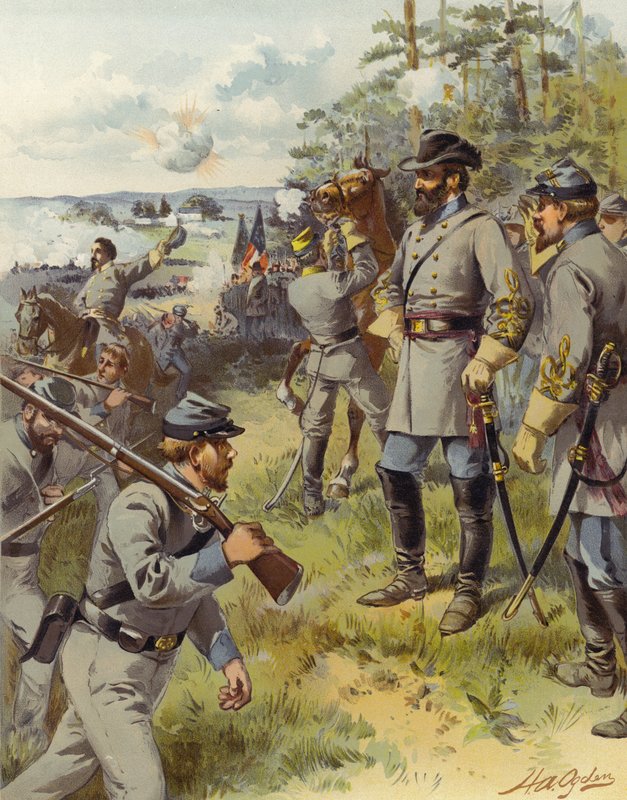 Stonewall Jackson, Bull Run 作者 亨利·亚历山大（后）奥格登