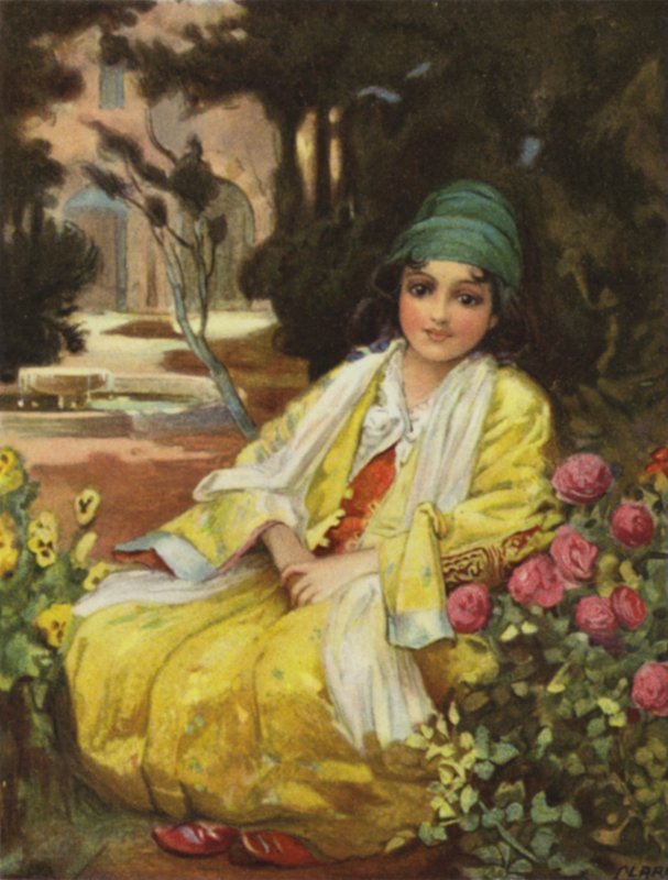 A Syrian maid (colour litho) 作者 亨利·安德鲁·哈珀