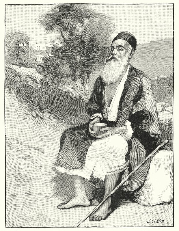 A blind beggar near Jerusalem (litho) 作者 亨利·安德鲁·哈珀