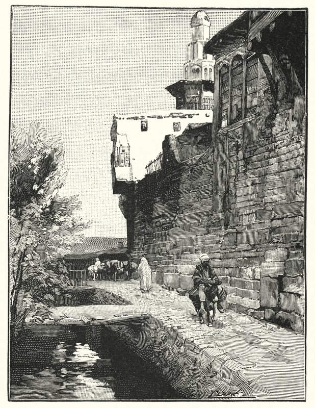 City wall of Damascus (litho) 作者 亨利·安德鲁·哈珀