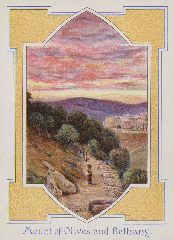 Mount of Olives and Bethany (chromolitho) 作者 亨利·安德鲁·哈珀