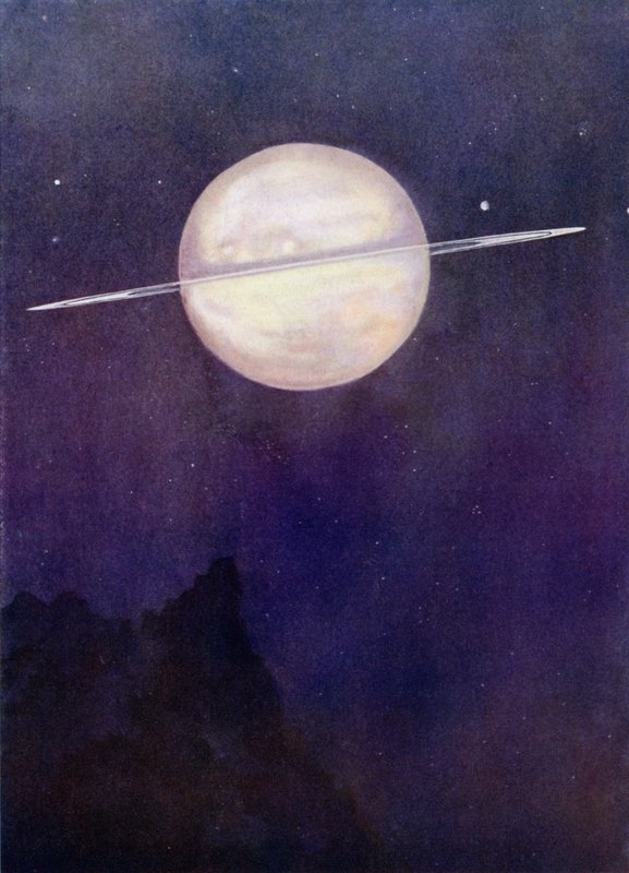 土星行星 作者 亨利·查尔斯·塞普金斯·赖特