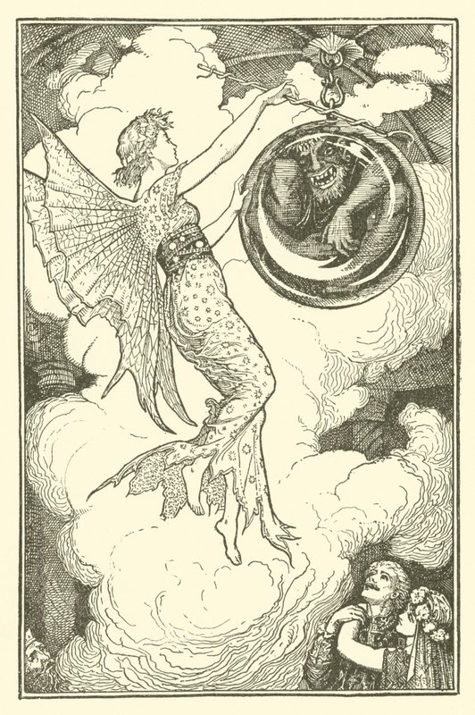 水仙王子和波坦提拉公主（雕版画 作者 亨利·正义·福特