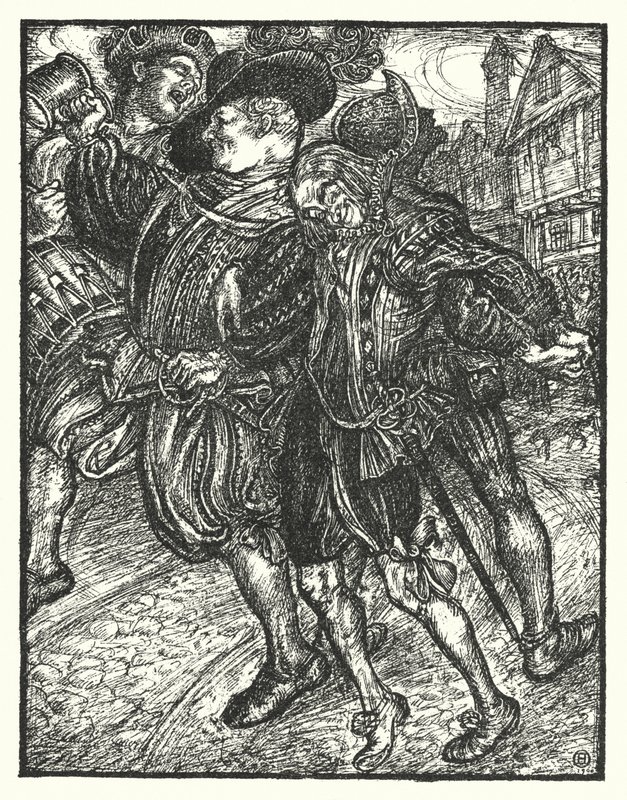 Shakespeare song: "And let me the canakin clink" (litho) 作者 亨利·奥斯波瓦特
