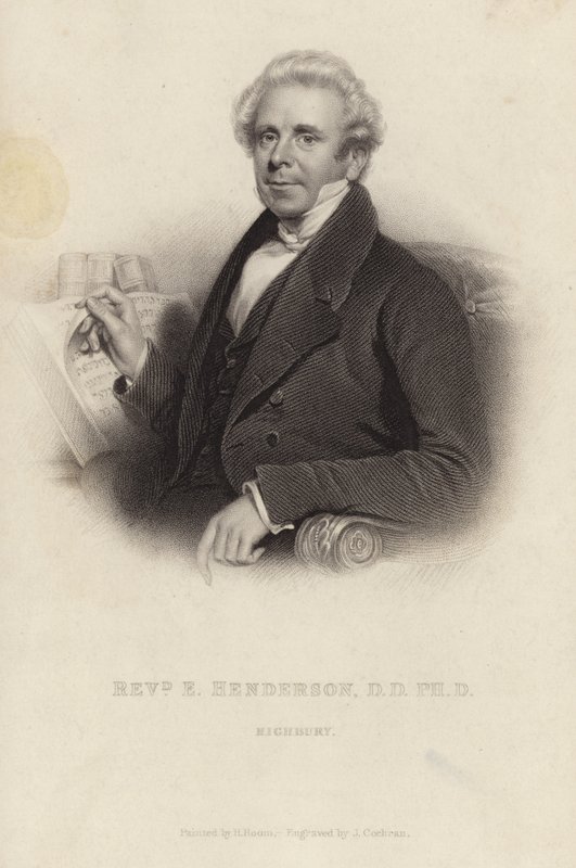 Ebenezer Henderson牧师 作者 亨利厅