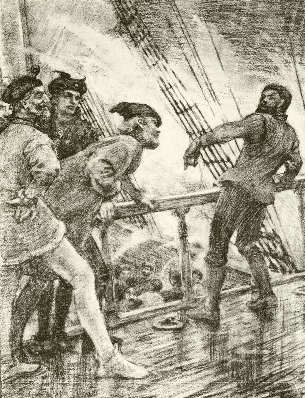 Boatswain（凹版） 作者 亨利·斯科特·图克