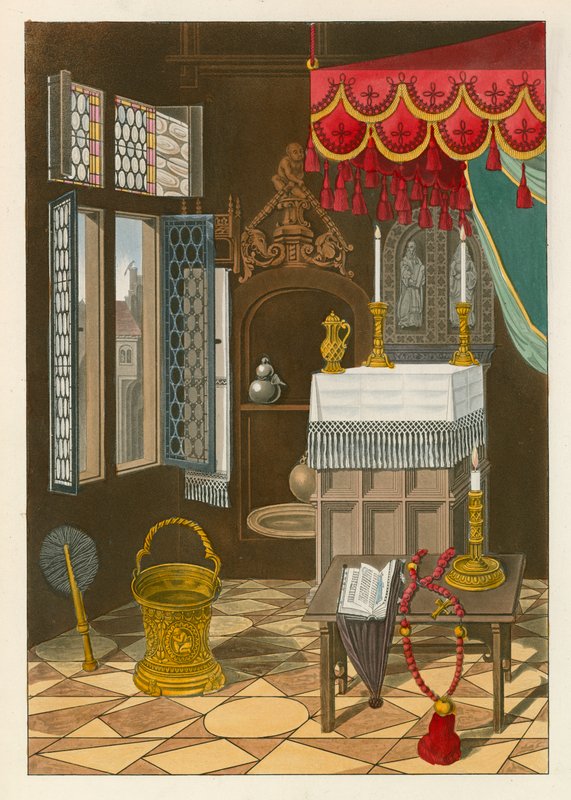 部分房间，来自John Schoorel的照片，1520年 作者 亨利·肖