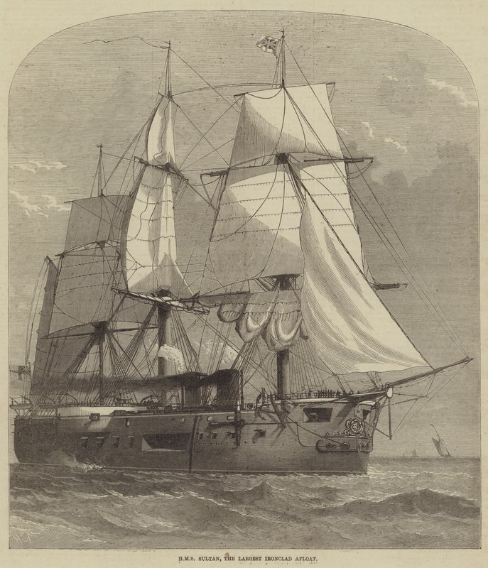 HMS Sultan，最大的Ironclad漂浮 作者 亨利·斯佩农·托泽
