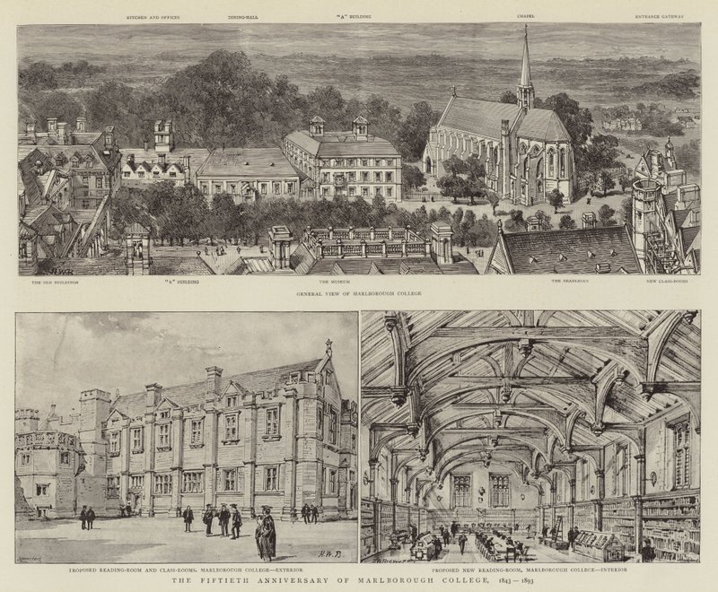 马尔堡学院成立五十周年，1843-1893 作者 亨利威廉布鲁尔