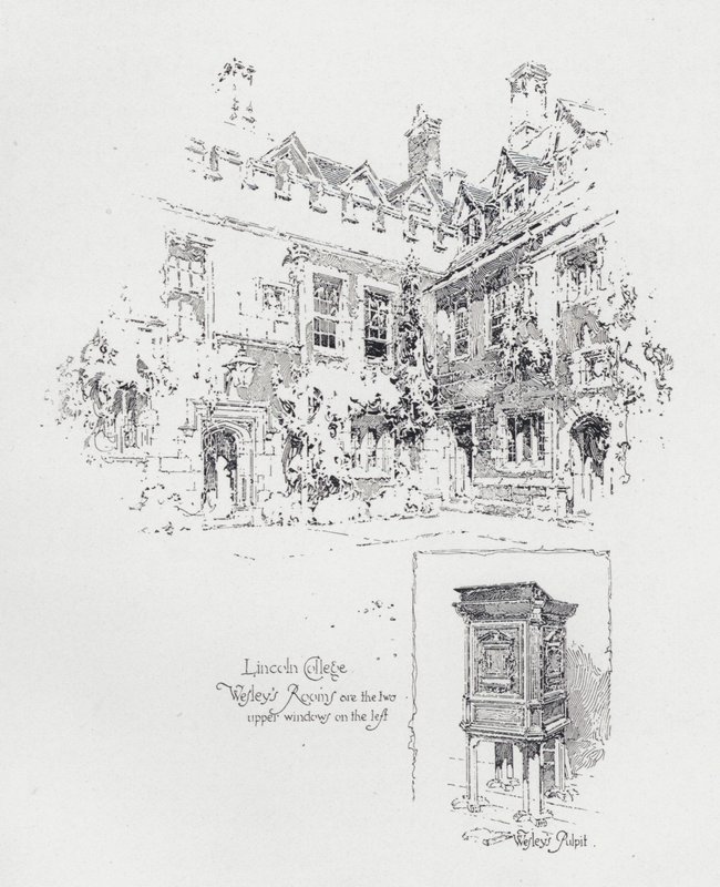 Pulpit used by English Methodist preacher John Wesley