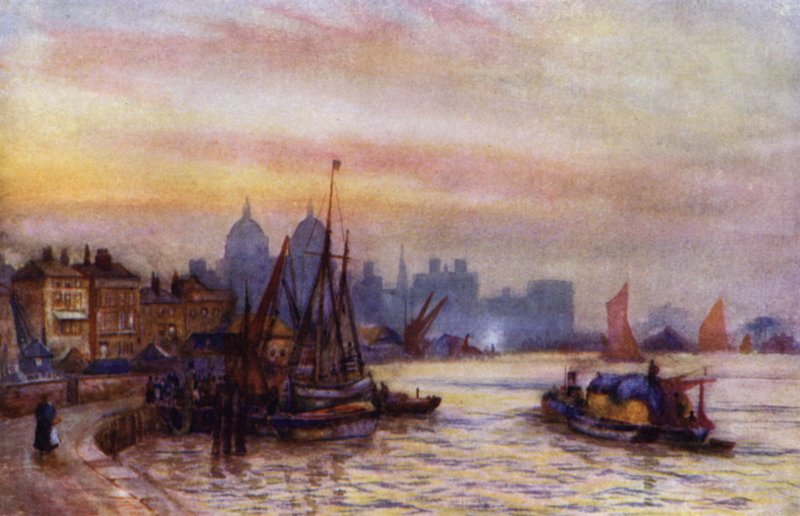 Greenwich (colour litho) 作者 赫伯特·孟席斯（后）马歇尔