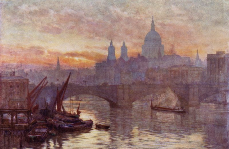 Southwark Bridge and St Paul