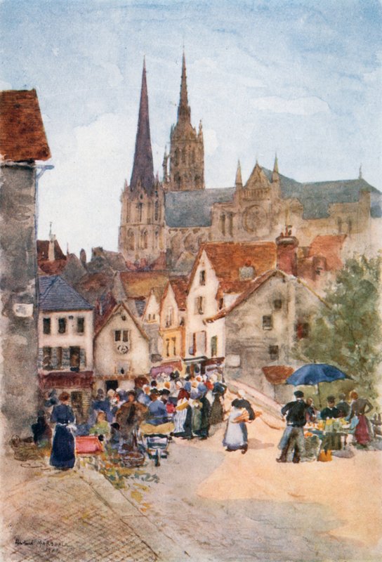 沙特尔的Rue de la Porte Guillaume 作者 赫伯特·孟席斯·马歇尔