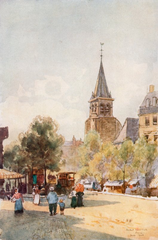 St. Germain des Pres，巴黎 作者 赫伯特·孟席斯·马歇尔
