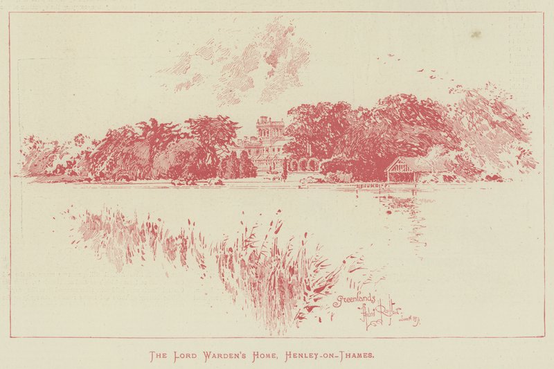 Lord Warden&39;s Home，Henley-on-Thames 作者 赫伯特·雷顿