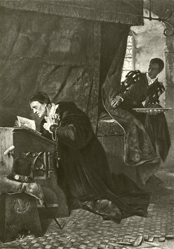 Louis XI和Oliver Le Dain（雕刻） 作者 赫尔曼·考尔巴赫