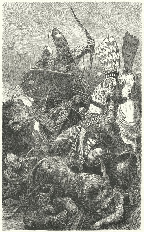 拉史密斯在公元前1274年的加低斯战役中 作者 赫尔曼·沃格尔