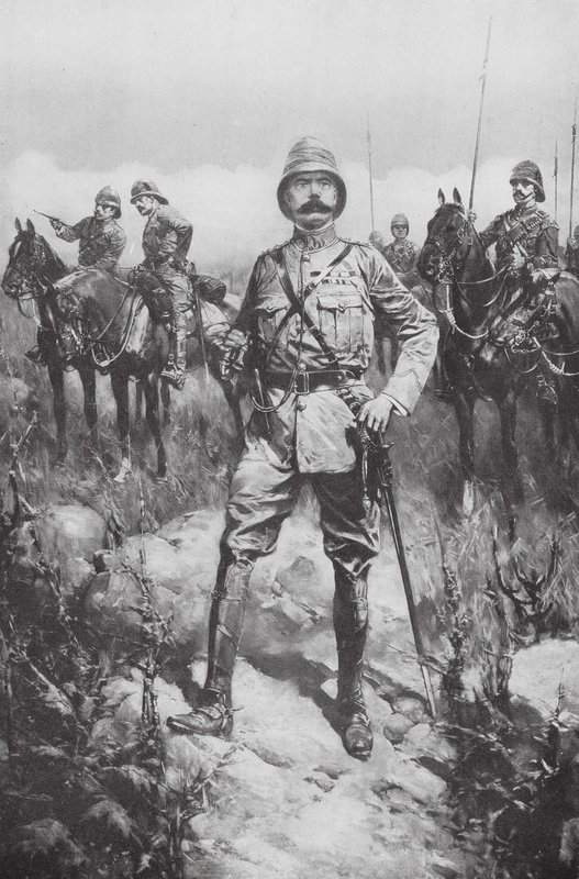基奇纳勋爵在维尔德特（石印版） 作者 赫曼努斯·威廉（Hermanus Willem）（后）柯克科克（Koekkoek）