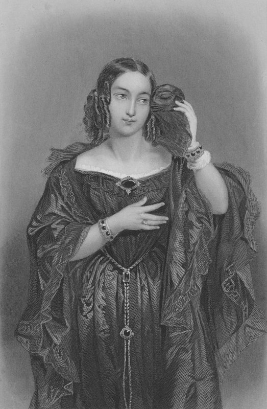 桑塔格，安娜（雕版画 作者 希波吕特·德拉罗什（Hippolyte Delaroche）