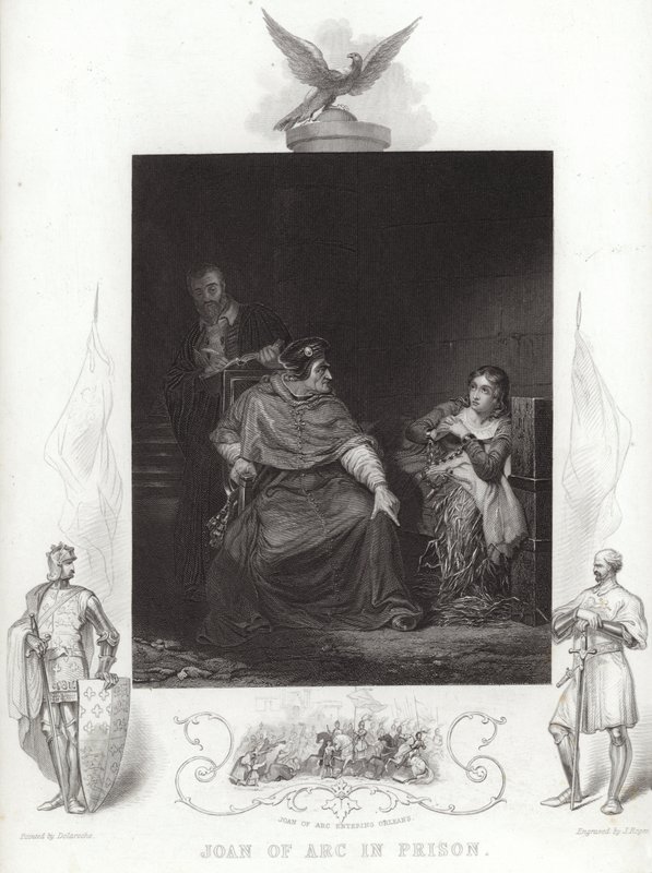 圣女贞德在监狱里 作者 希波吕特·德拉罗什（Hippolyte Delaroche）