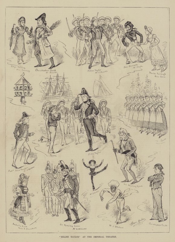 Billee Taylor在皇家剧院 作者 霍拉斯·莫雷恩