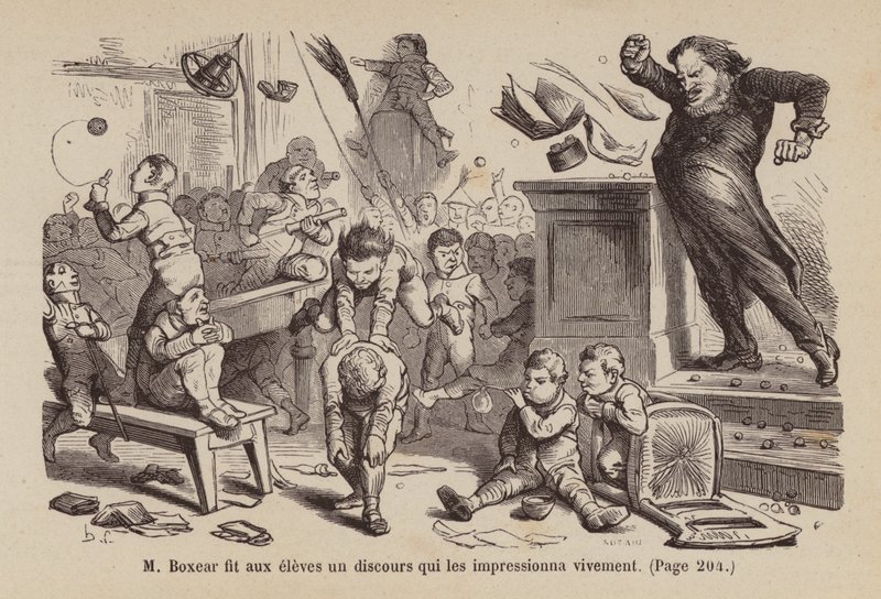 Un Bon Petit Diable》插图（雕刻） 作者 贺拉斯（后）卡斯特利