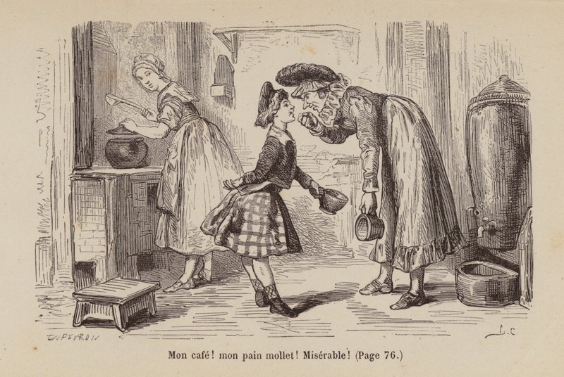 Un Bon Petit Diable》插图（雕刻） 作者 贺拉斯（后）卡斯特利