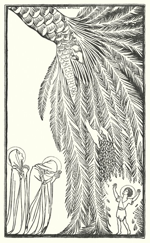 飞入埃及》（石版画） 作者 霍勒斯·J·诺尔斯