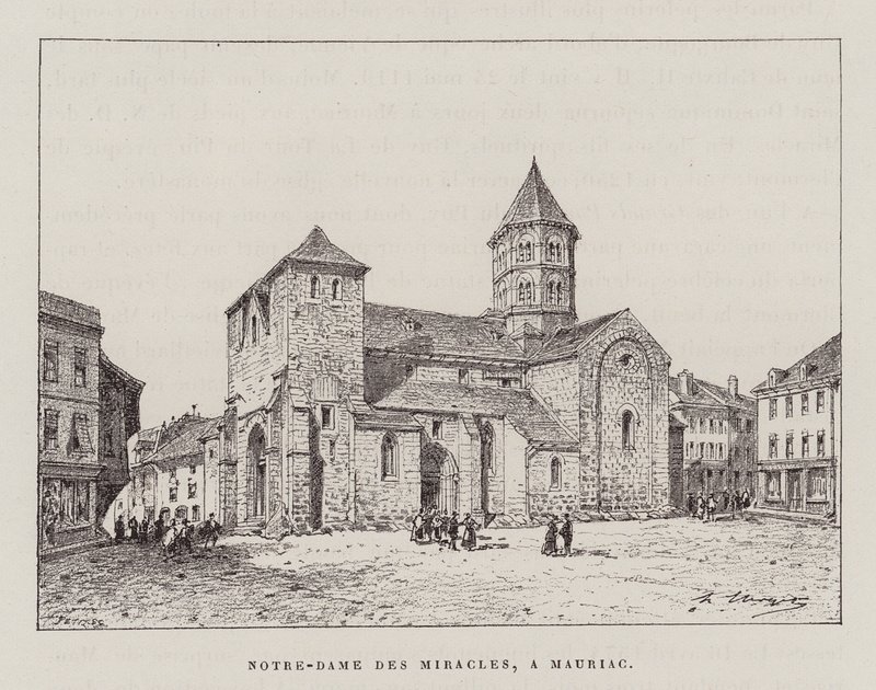 奇迹圣母院，A Mauriac（雕刻） 作者 休伯特·克莱格（Hubert Clerget）