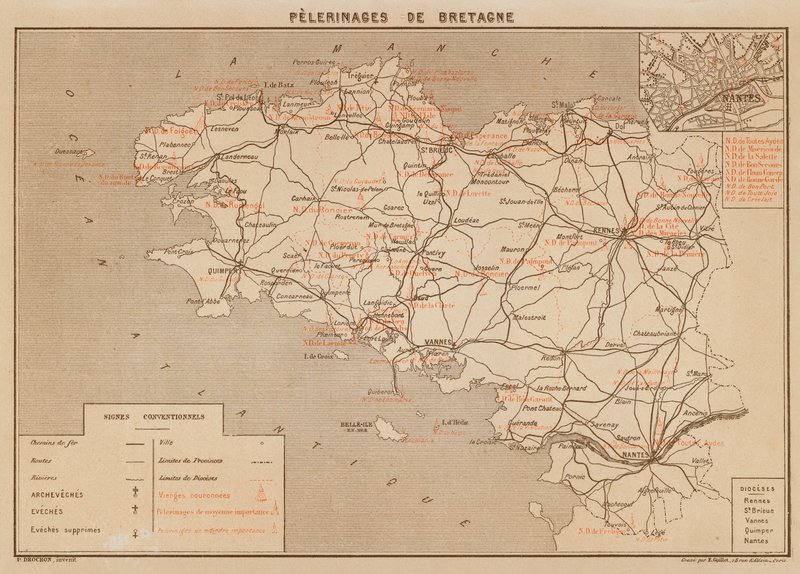 Pelerinages De Bretagne（彩色印刷版） 作者 休伯特·克莱格（Hubert Clerget）