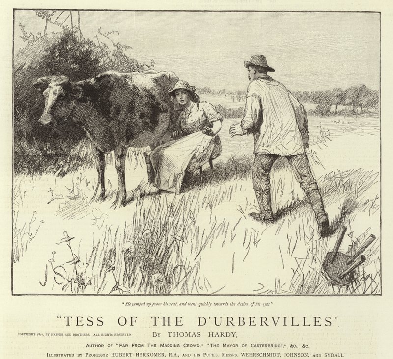 D&39;Urbervilles的苔丝 作者 休伯特·冯·赫科默