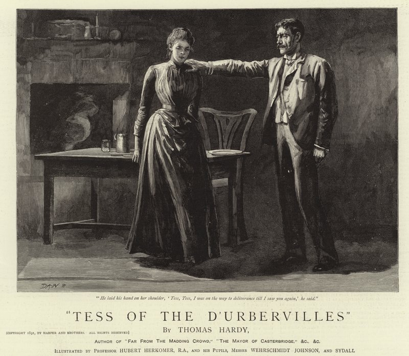 D&39;Urbervilles的苔丝 作者 休伯特·冯·赫科默
