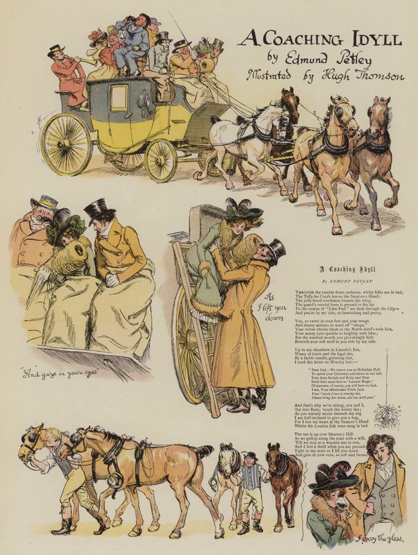 Edmund Petley教授牧歌（chromolitho） 作者 休·汤姆森