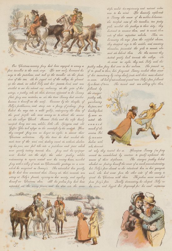 两个Jolly Postboys（chromolitho）的爱与嫉妒 作者 休·汤姆森
