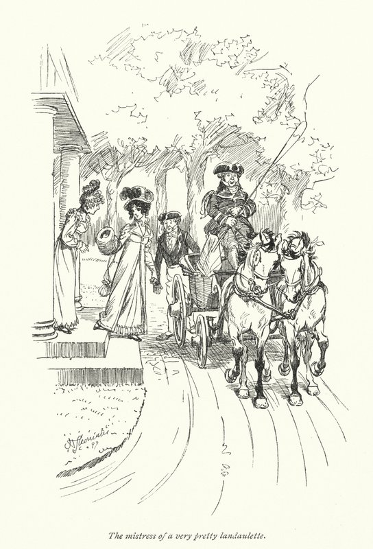 简奥斯汀的说服插图（石版画） 作者 休·汤姆森
