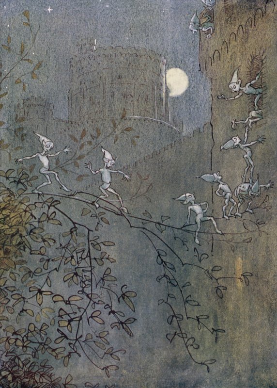 温莎的快乐妻子的插图 作者 休·汤姆森