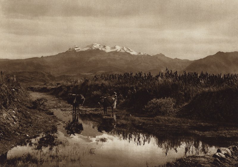 墨西哥：Iztaccihuatl（黑白照片） 作者 雨果·布雷默