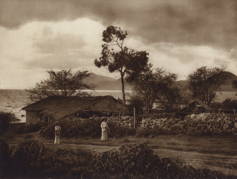墨西哥：横跨查帕拉湖的美景（黑白照片） 作者 雨果·布雷默