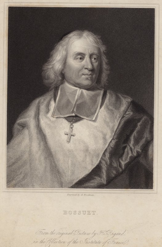 Jacques-Benigne Bossuet的肖像 作者 风信子 Francois Rigaud