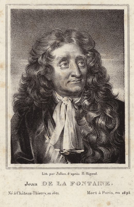 Jean de La Fontaine的肖像 作者 风信子 Francois Rigaud