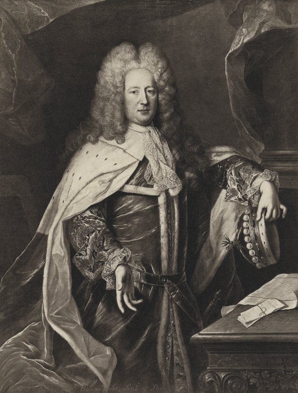 亨利·圣·约翰，博林布鲁克的子爵 作者 Hyacinthe Rigaud