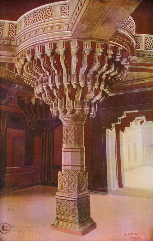 阿格拉：Chausath Khamba，法帖布尔锡克里，阿格拉（彩色照片） 作者 印度摄影师