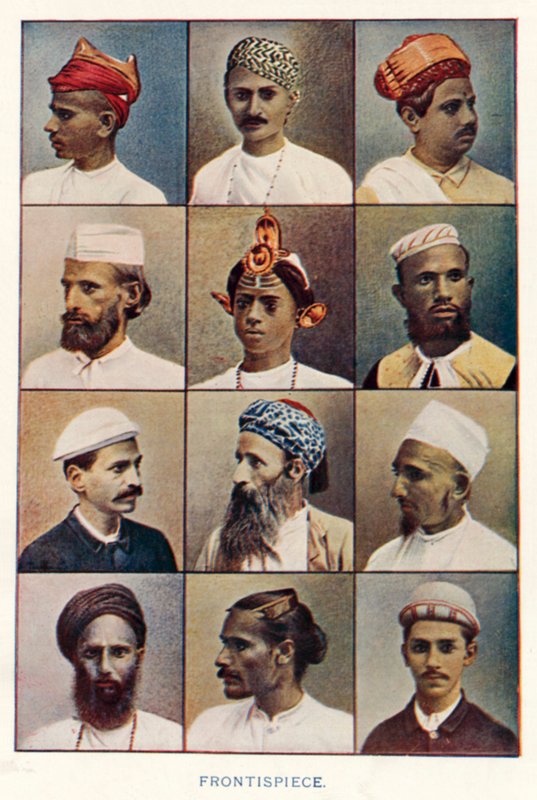 Indian Natives: Frontispiece (coloured photo) 作者 印度摄影师
